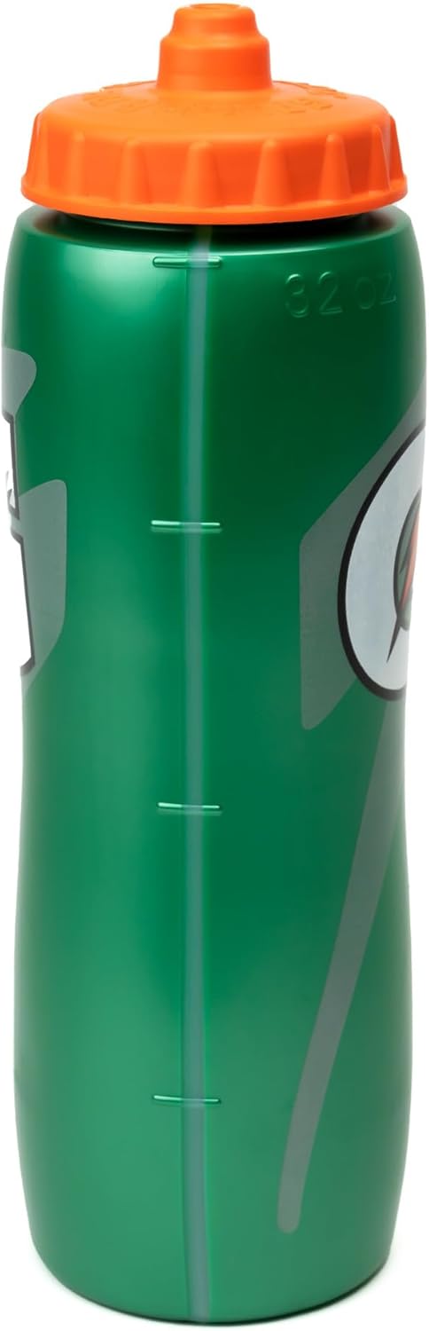 Gatorade 32 Oz Squeeze Water Sports Bottle - Value Pack of 6 - New Easy Grip Design for 2014 - Image 2