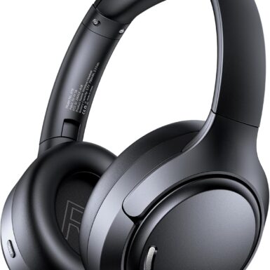Hybrid Active Noise Cancelling Headphones 120H Long Playtime, 6 ENC Mic, Wireless Over-Ear Bluetooth 6.0 Headphones, Hi-Res Audio, Memory Foam Earcup, Transparency Mode ANC Headphone for Travel Office